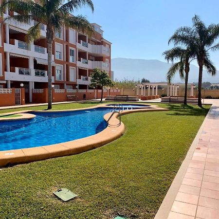 Apto. con gran terraza y acceso directo a piscina. Dénia Esterno foto